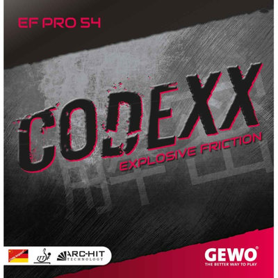 Упаковка накладки Gewo CODEXX EF PRO 54