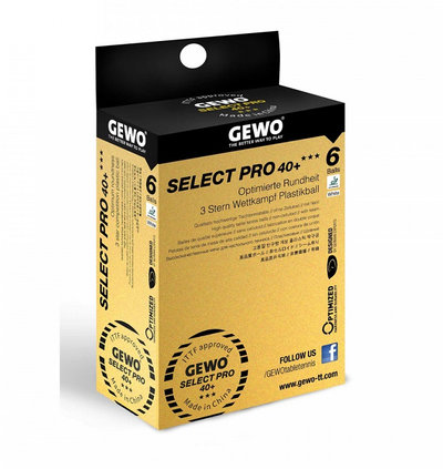 Мячи Gewo SELECT PRO 6 шт