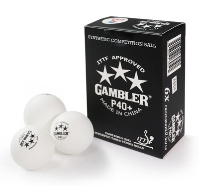 Мячи Gambler P40+ 6 шт
