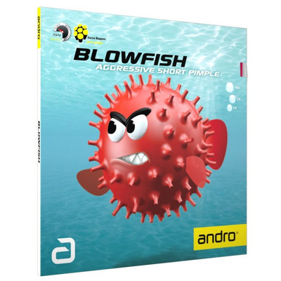 Упаковка накладки andro Blowfish