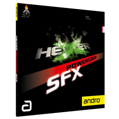 Упаковка накладки andro HEXER Powergrip SFX