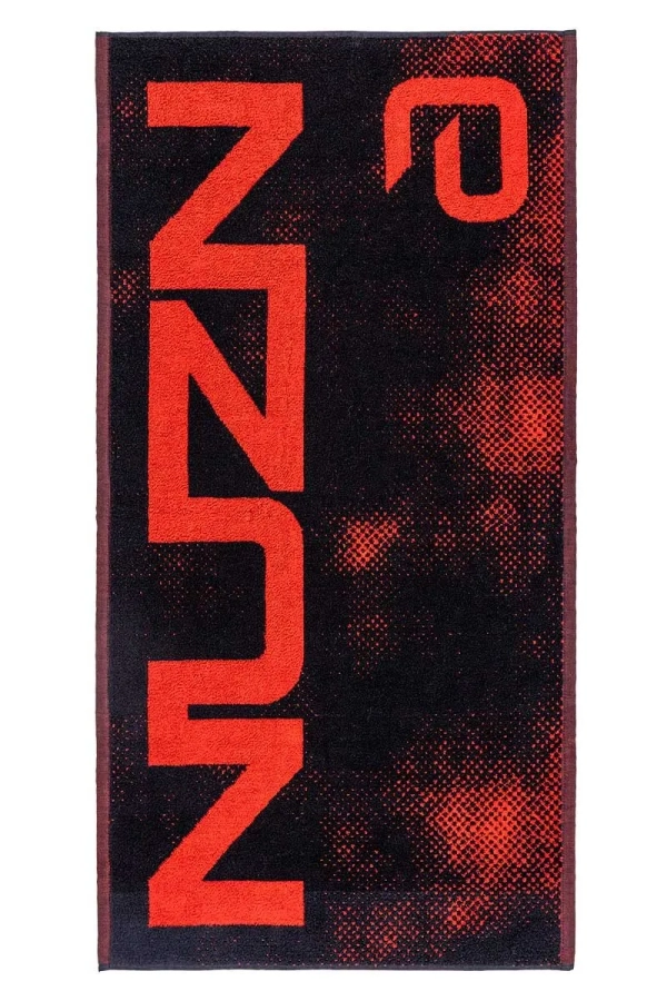 Полотенце Andro Nuzn красное вертикально