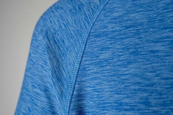Материал футболки Andro Melange Alpha Blue Jeans крупно