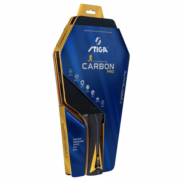 Ракетка Stiga Carbon Pro Truls Edition Cybershape в упаковке