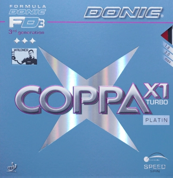 Упаковка накладки Donic Coppa X1 Turbo