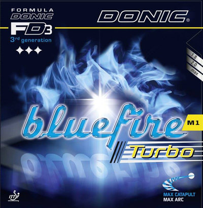 Упаковка накладки Donic Bluefire  M1 TURBO