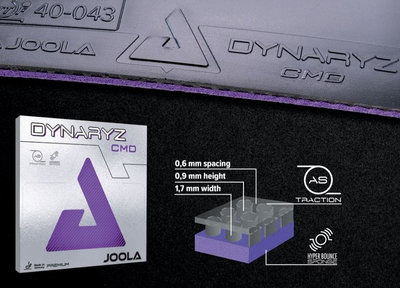 структура накладки Joola Dynaryz CMD