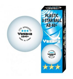 Yasaka Plastic AB 40+ 3*