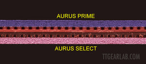 Сравнение губки и шипов Tibhar Aurus Select