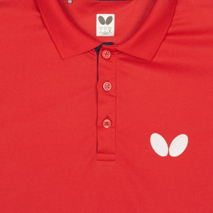 Поло Butterfly Puren красная крупно