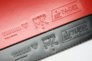 Накладки Tibhar Hybrid MK: красная и черная