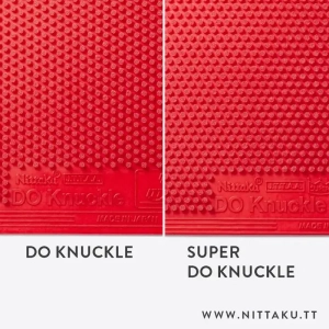 Расположение шипов на накладке Nittaku Super DO Knuckle