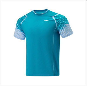 Футболка  Li-Ning AAYU035-3C бирюзовая