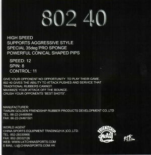упаковка RITC 802-40