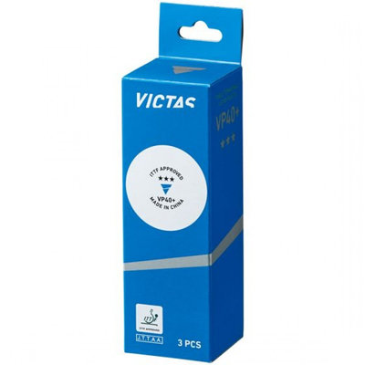 Упаковка мячи VICTAS *** VP40+ 3 шт