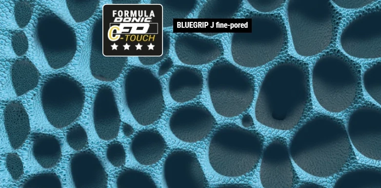 donic bluegrip j sponge structure fine
